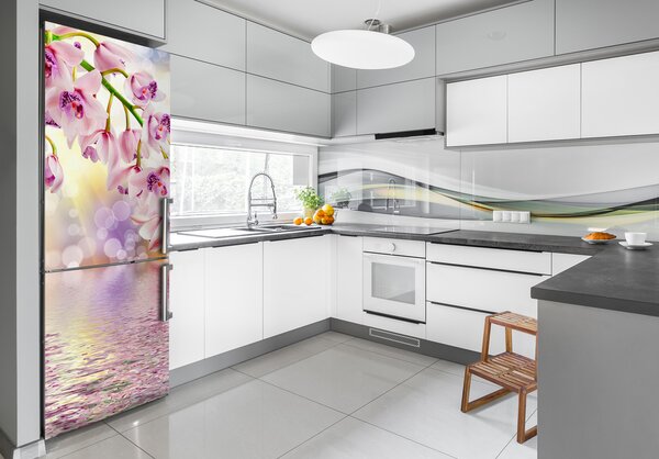 Nálepka fototapeta na ledničku Orchidej FridgeStick-70x190-f-65501947