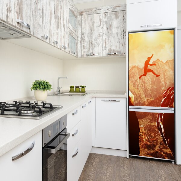 Nálepka na ledničku Skok nad propastí FridgeStick-70x190-f-66004073