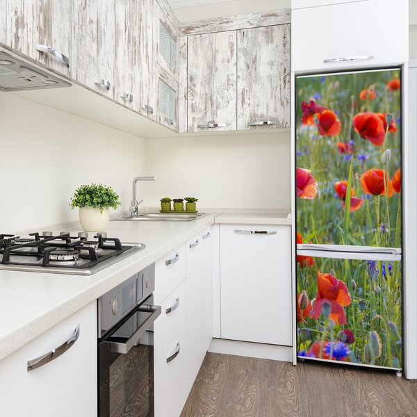 Nálepka fototapeta fotografie Polní mák FridgeStick-70x190-f-65958845