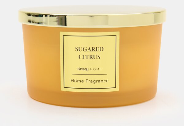 Sinsay - Vonná svíčka Sugared Citrus - žlutá