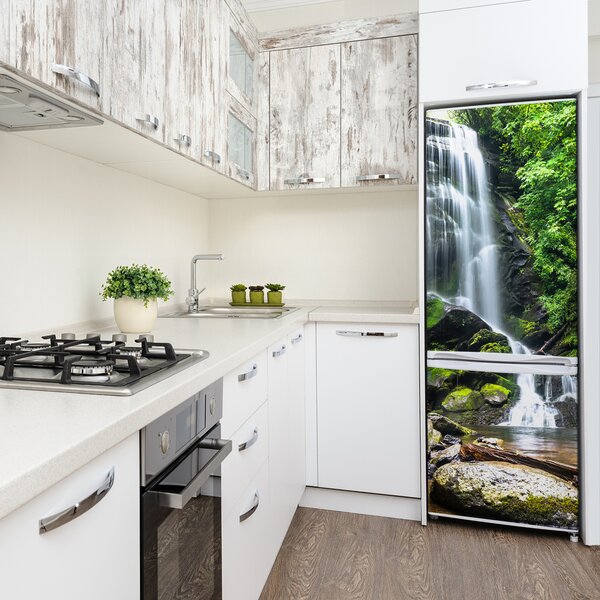 Nálepka na ledničku Vodopád v pralese FridgeStick-70x190-f-65742204