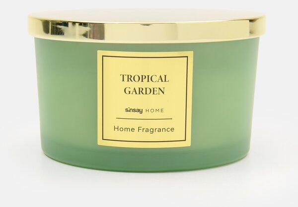 Sinsay - Vonná svíčka Tropical Garden - zelená