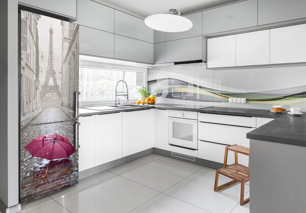 Tapeta na ledničku nálepka Deštník Francie FridgeStick-70x190-f-66343013