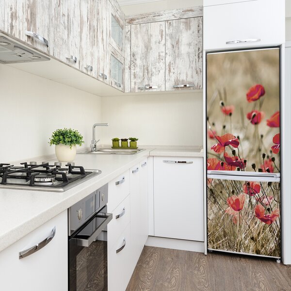 Samolepící nálepka fototapeta Polní květiny FridgeStick-70x190-f-66291805