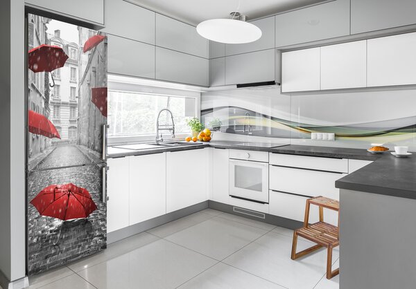 Tapeta na ledničku nálepka Deštník Francie FridgeStick-70x190-f-66343093