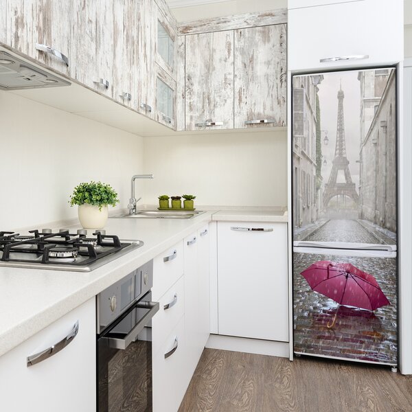 Tapeta na ledničku nálepka Deštník Francie FridgeStick-70x190-f-66343013