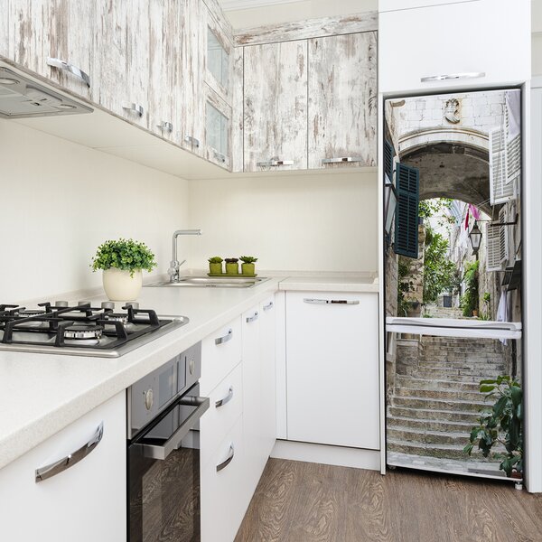 Tapeta nálepka na ledničku Ulička Dubrovník FridgeStick-70x190-f-66628505