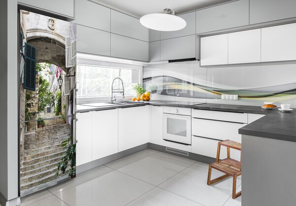 Tapeta nálepka na ledničku Ulička Dubrovník FridgeStick-70x190-f-66628505