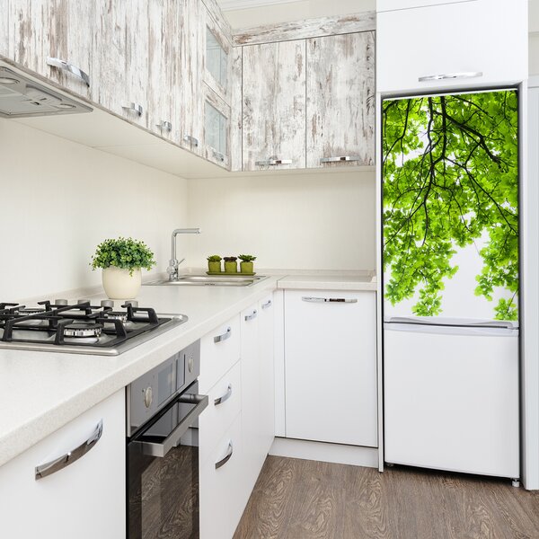 Samolepící nálepka fototapeta Koruna stromů FridgeStick-70x190-f-66522437