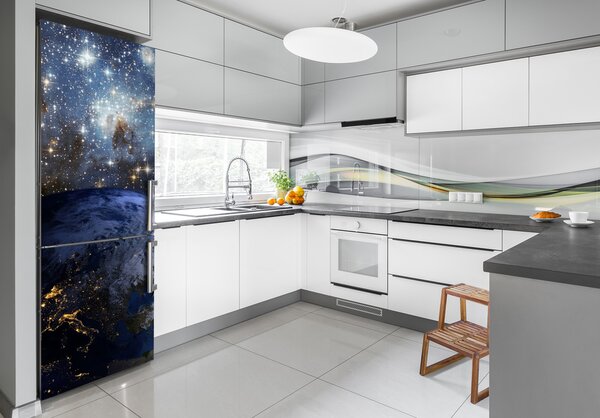 Samolepící nálepka na ledničku Planeta Země FridgeStick-70x190-f-66942134