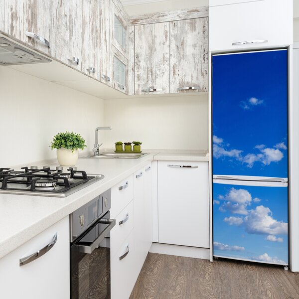 Nálepka tapeta na ledničku Mraky na nebi FridgeStick-70x190-f-67185277