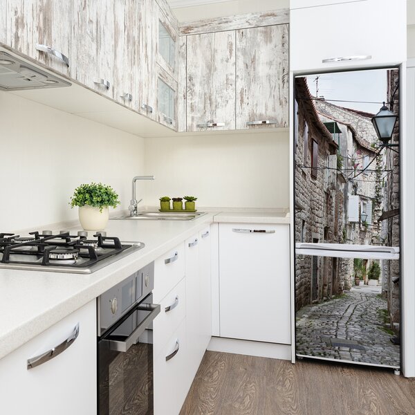 Tapeta nálepka na ledničku Ulička Chorvatsko FridgeStick-70x190-f-67304503
