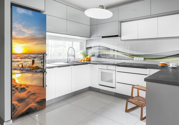 Nálepka na ledničku Západ slunce moře FridgeStick-70x190-f-67409658