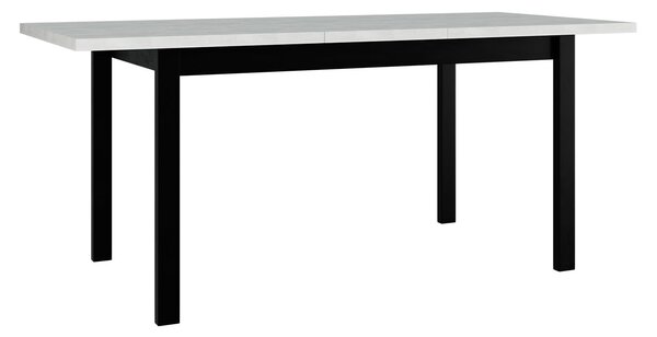 Rozkládací jídelní stůl 140x80 cm ELISEK 2 - dub sonoma / černý