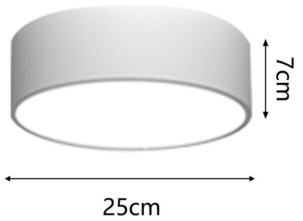 Immax NEO RONDATE SLIM Smart stropní svítidlo 25 x 7cm 18W bílé Zigbee 3.0