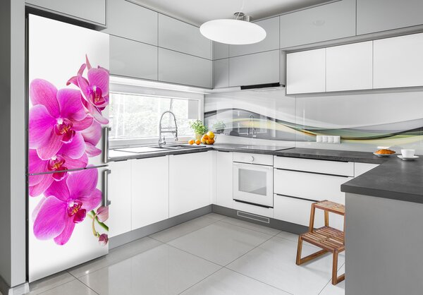 Nálepka fototapeta Růžová orchidej FridgeStick-70x190-f-67673367