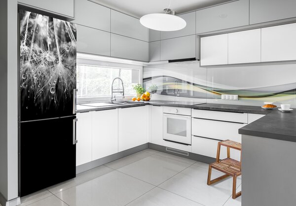 Nálepka fototapeta Semena pampelišky FridgeStick-70x190-f-67815967
