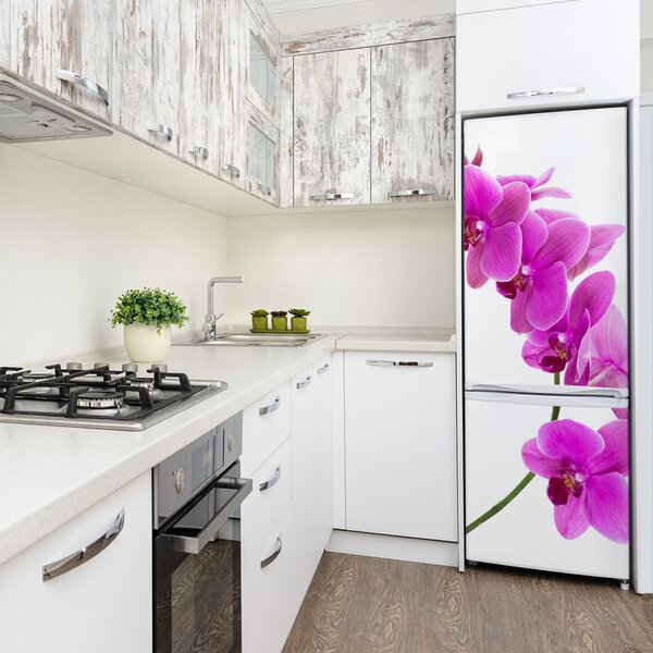 Nálepka fototapeta Růžová orchidej FridgeStick-70x190-f-67691978