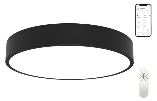 Immax NEO RONDATE SLIM Smart stropní svítidlo 80 x 7cm 65W černé Zigbee 3.0