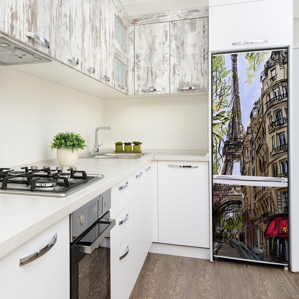 Samolepící nálepka na ledničku Eiffelova věž FridgeStick-70x190-f-68019705