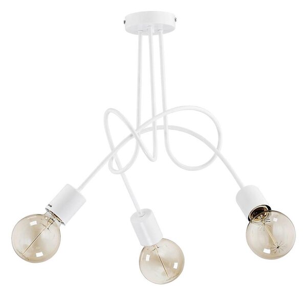 Přisazený lustr TANGO 3xE27/15W/230V bílá
