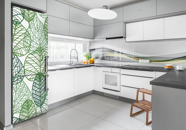 Nálepka fototapeta na ledničku Listí FridgeStick-70x190-f-68927464