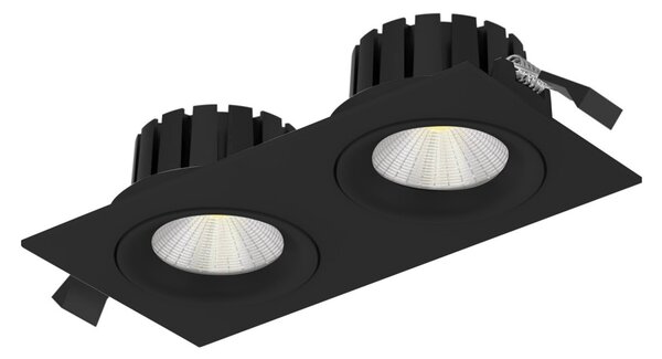 Svítidlo SLC DL04 SQUARE X2 R83X2 BL TED 927 IP54 36d