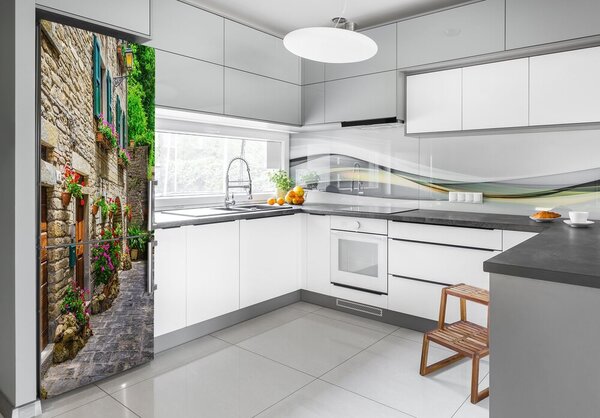 Tapeta nálepka na ledničku Ulička FridgeStick-70x190-f-69581730