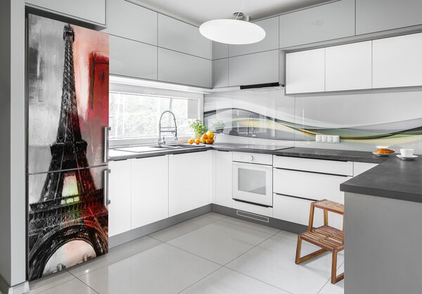 Samolepící nálepka na ledničku Eiffelova věž FridgeStick-70x190-f-69569859