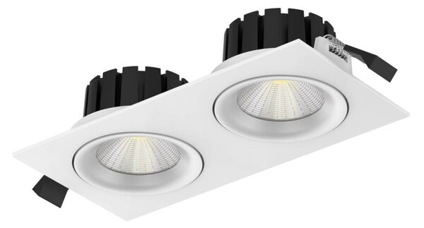 Svítidlo SLC DL04 SQUARE X2 R83X2 WH TED 927 IP54 36d