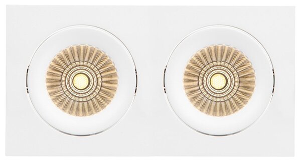 Svítidlo SLC DL04 SQUARE X2 R83X2 WH TED 927 IP54 36d