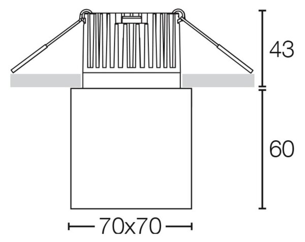 Svítidlo SLC TUBO R62 BL 400TED 930 IP54 24d