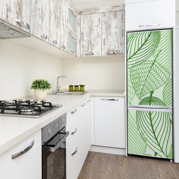 Fototapeta na ledničku Zelené listí FridgeStick-70x190-f-69861578