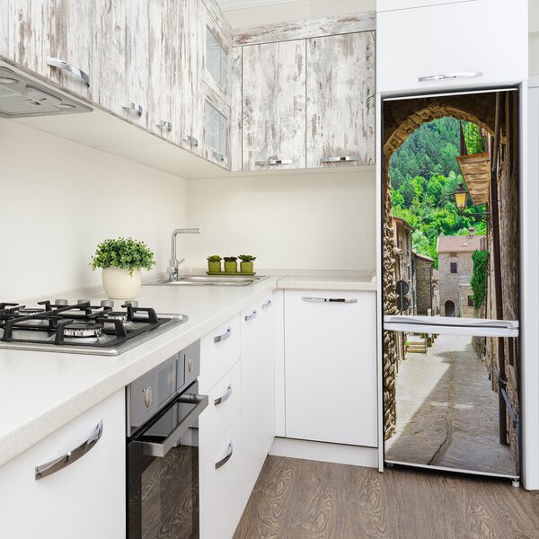 Tapeta nálepka na ledničku Ulička FridgeStick-70x190-f-69581789