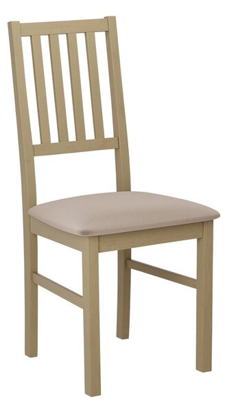 Dřevěná jídelní židle DANBURY 7 - dub sonoma / béžová