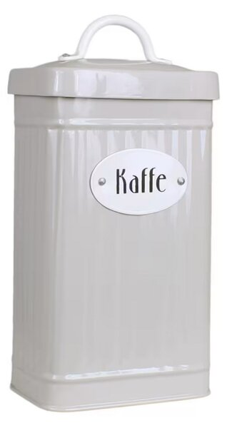 Plechová dóza na kávu Kaffe Beige Strömshaga