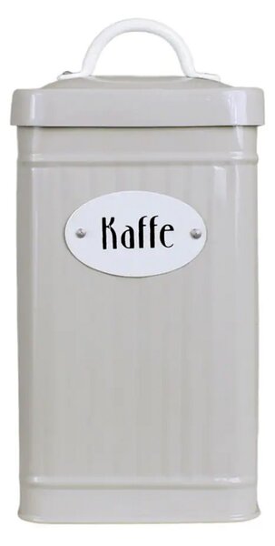 Plechová dóza na kávu Kaffe Beige Strömshaga