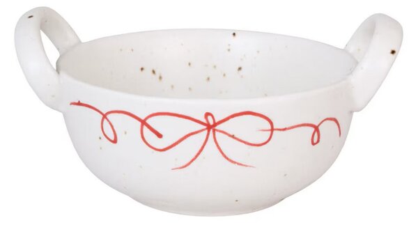 Keramická mísa s oušky Viola Bow Red 500 ml Strömshaga