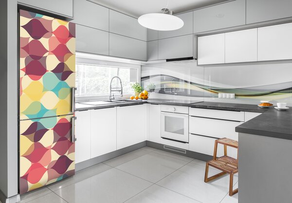 Nálepka tapeta na ledničku Gemetrické pozadí FridgeStick-70x190-f-70915514