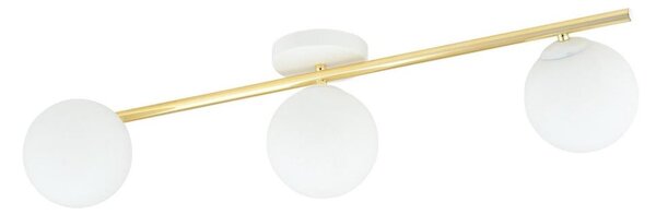 Stropní svítidlo SPLENDI 3xE14/10W/230V bílá/zlatá
