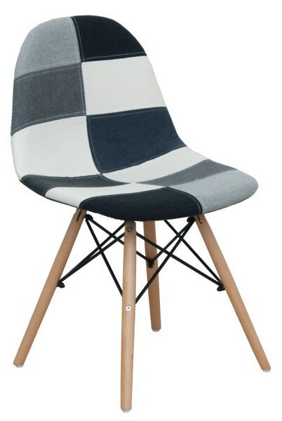 Jídelní židle čalouněná vzor patchwork TK3325