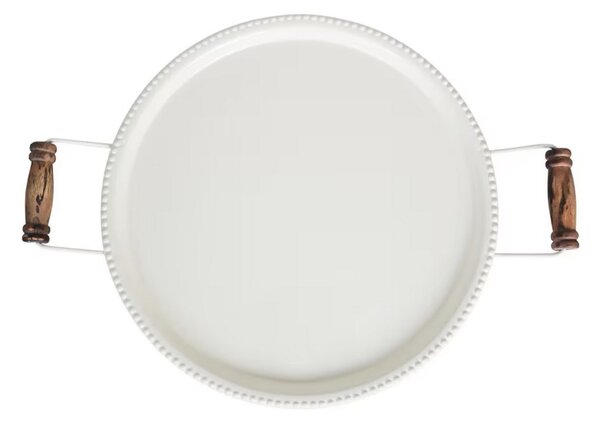 Servírovací podnos Tore Off-white 37 cm Strömshaga