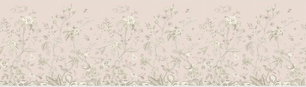 Samolepící bordura na zeď Pastelové Květy | 5 m x 13.8 cm | DWB8251