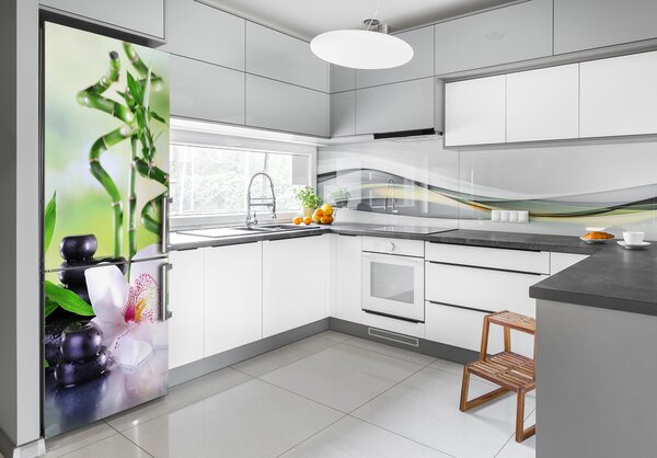 Nálepka fototapeta na ledničku Bambus FridgeStick-70x190-f-71765924