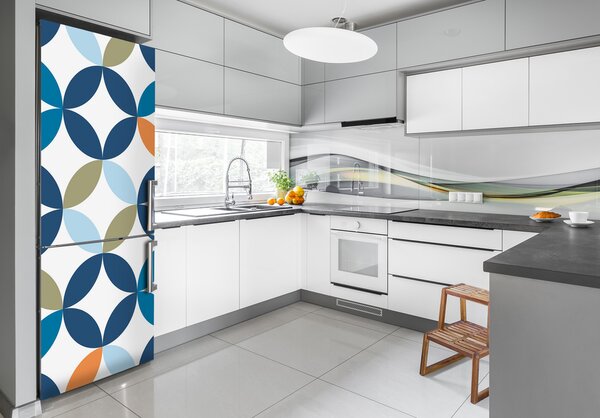 Nálepka tapeta na ledničku Gemetrické pozadí FridgeStick-70x190-f-71814859