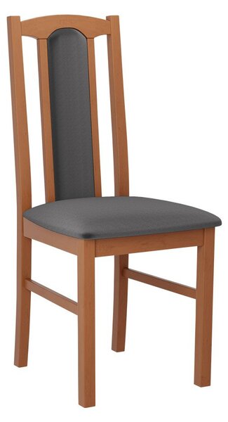 Čalouněná židle do kuchyně EDON 7 - olše / tmavá šedá