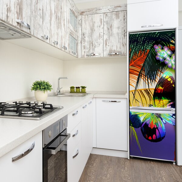 Nálepka fototapeta Barevné květiny FridgeStick-70x190-f-7162456