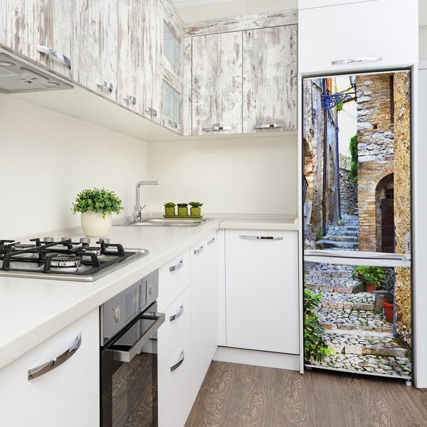 Tapeta na ledničku nálepka Italské uličky FridgeStick-70x190-f-71817995