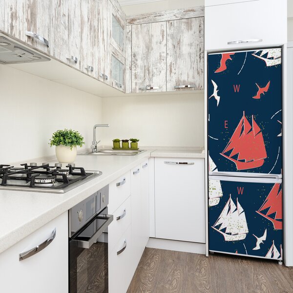 Foto nálepka skin lednička Lodě FridgeStick-70x190-f-71544834