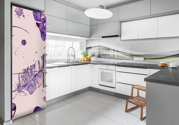 Nálepka tapeta na ledničku do domu Peří FridgeStick-70x190-f-72038403